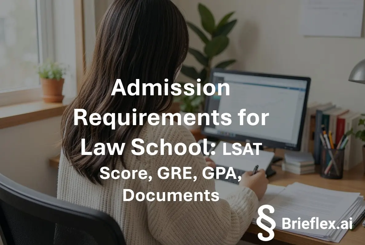 Admission Requirements for Law School