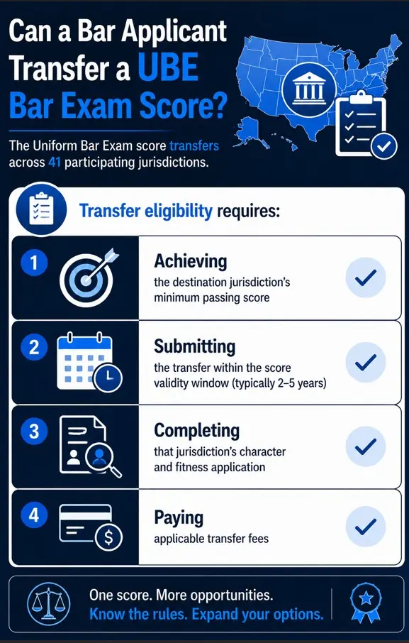 Can a Bar Applicant Transfer a UBE Bar Exam Score
