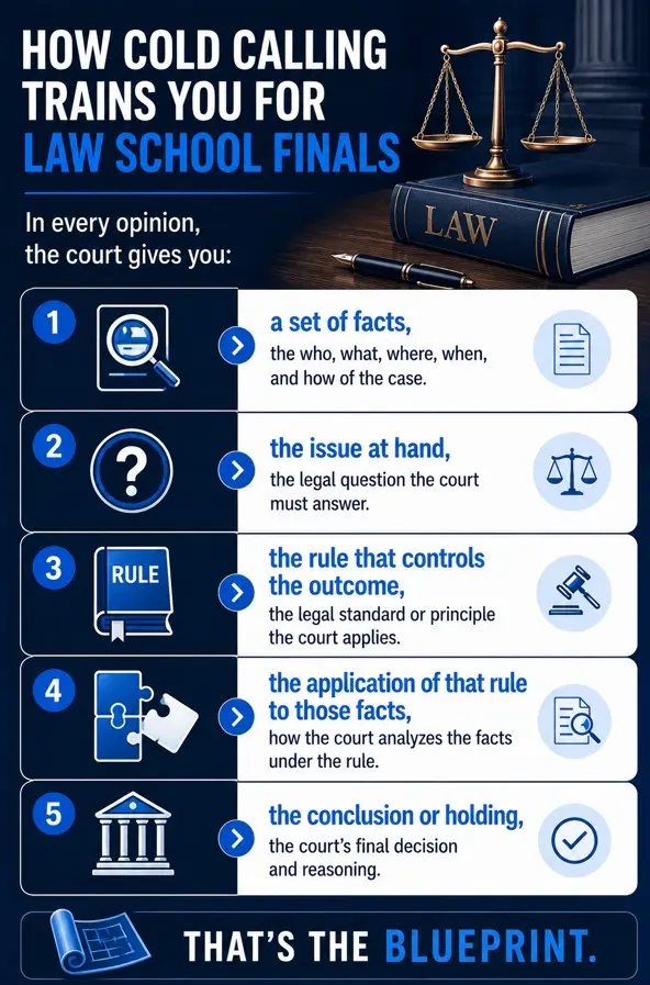 How Cold Calling Trains You for Law School Finals