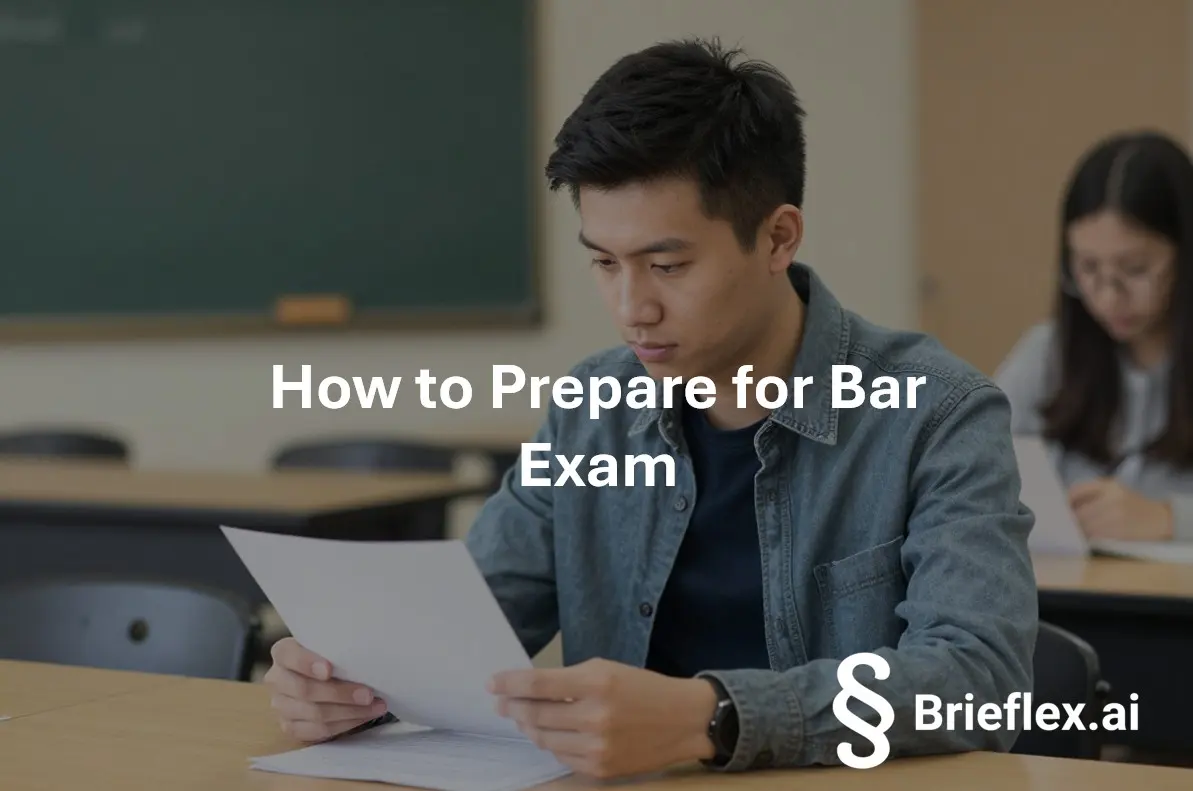 How to prepare for bar exam