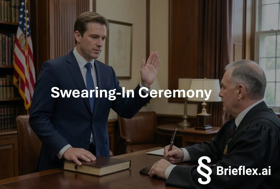 Swearing-In Ceremony