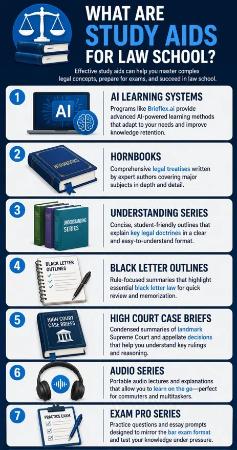 What Are Study Aids for Law School