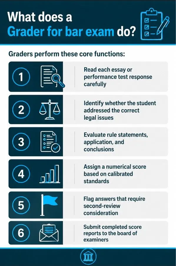 What does a Grader for bar exam do