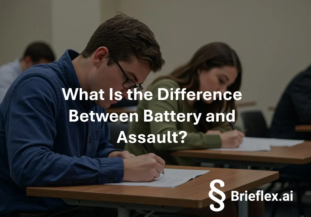 What Is the Difference Between Battery and Assault