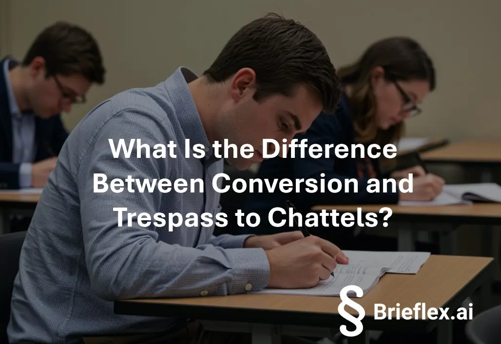 What Is the Difference Between Conversion and Trespass to Chattels