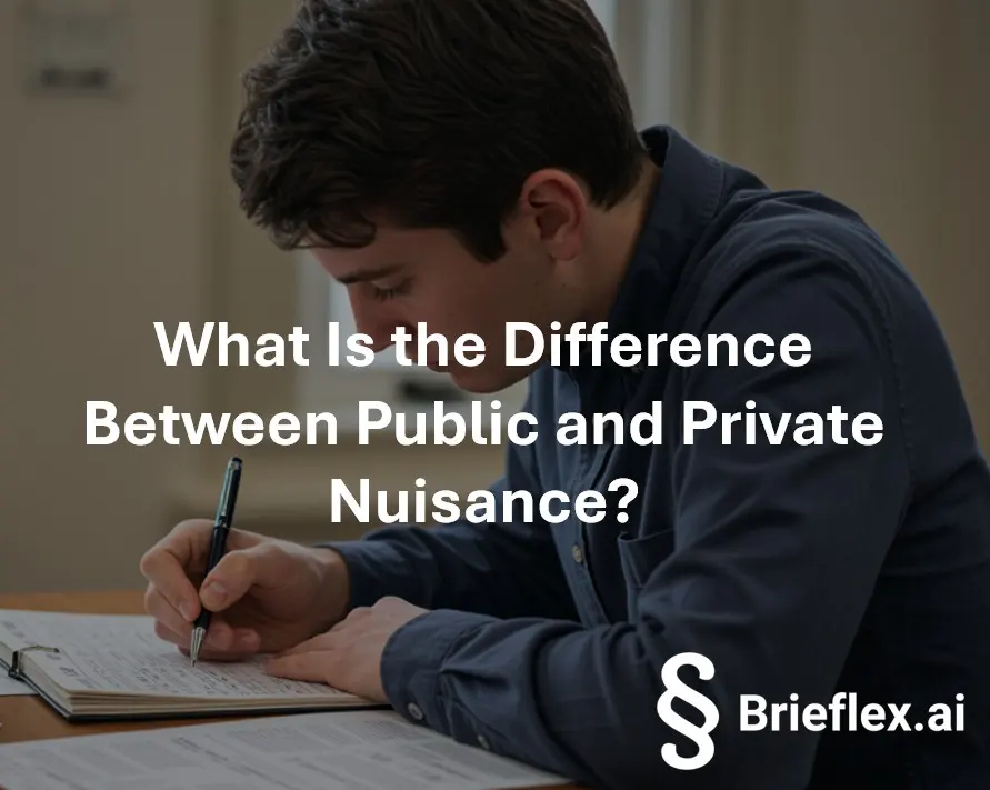 What Is the Difference Between Public and Private Nuisance?