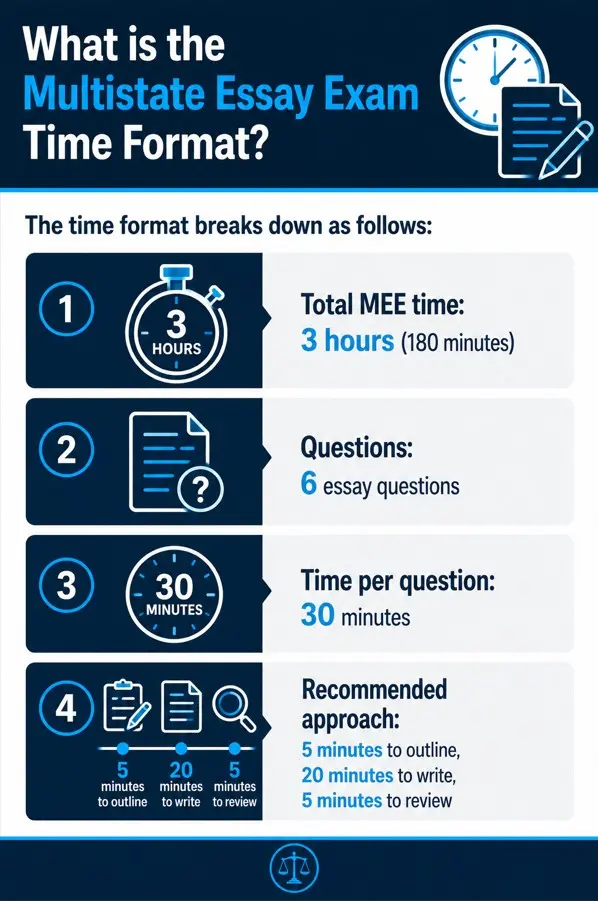 What is the Multistate Essay Exam Time Format?