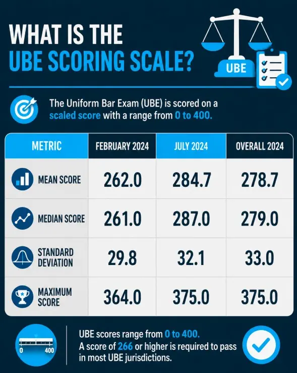 What is the UBE Scoring Scale?
