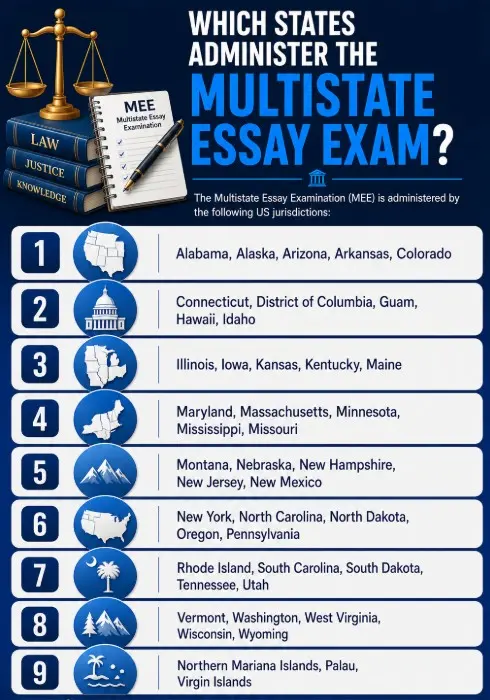 Which States Administer the Multistate Essay Exam